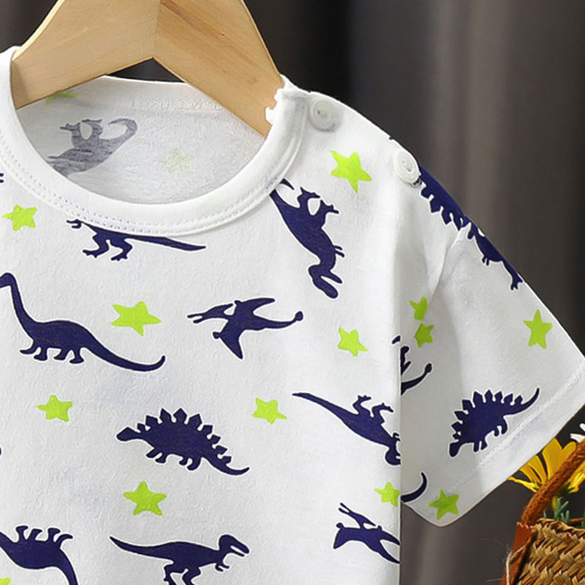 Boys Graphic Printed Round Neck Cotton T-shirt
