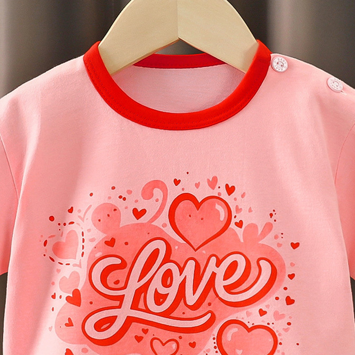 Girls Typography Printed Round Neck Cotton Regular Fit T-shirt