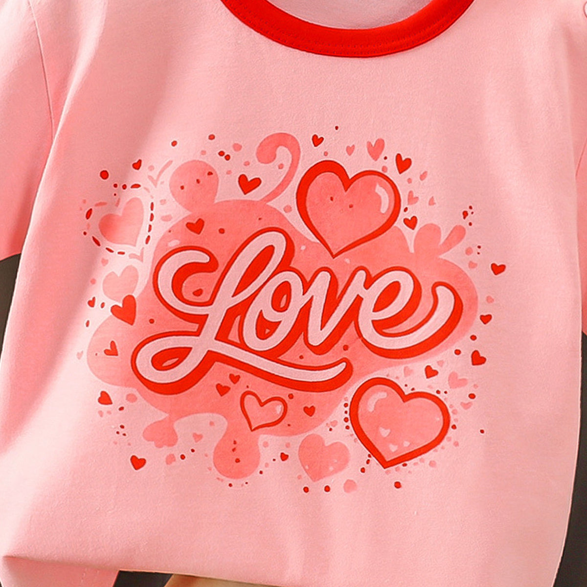 Girls Typography Printed Round Neck Cotton Regular Fit T-shirt