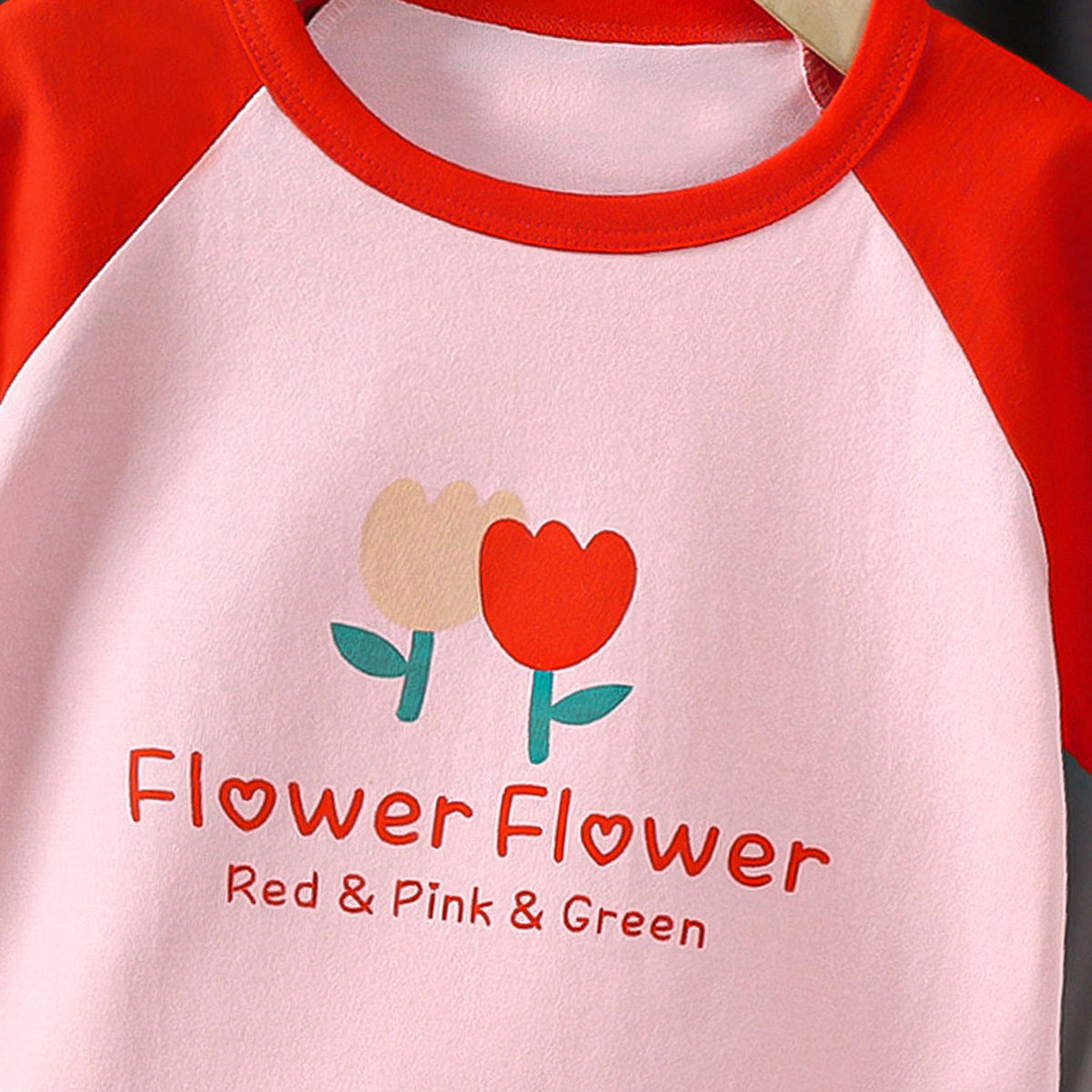 Girls Typography Printed Round Neck Cotton T-shirt