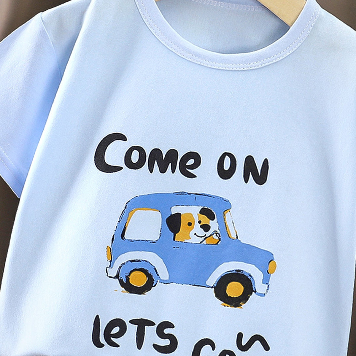 Boys Graphic Printed Round Neck Cotton T-shirt