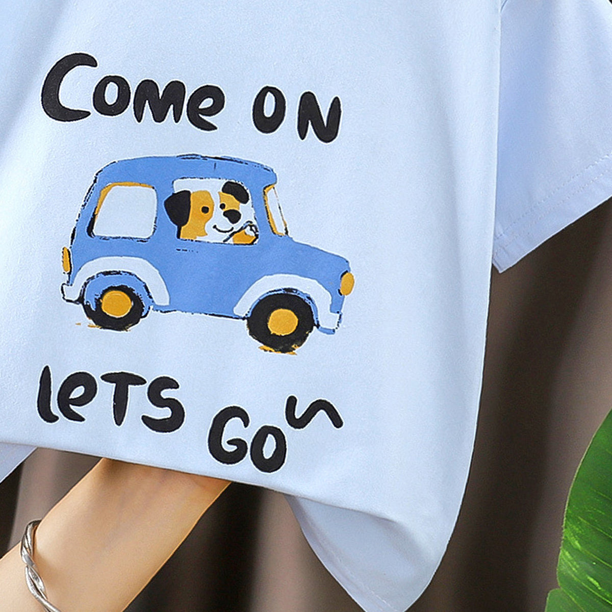 Boys Graphic Printed Round Neck Cotton T-shirt