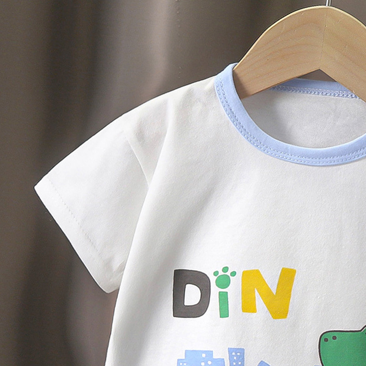 Boys Graphic Printed Round Neck Cotton T-shirt
