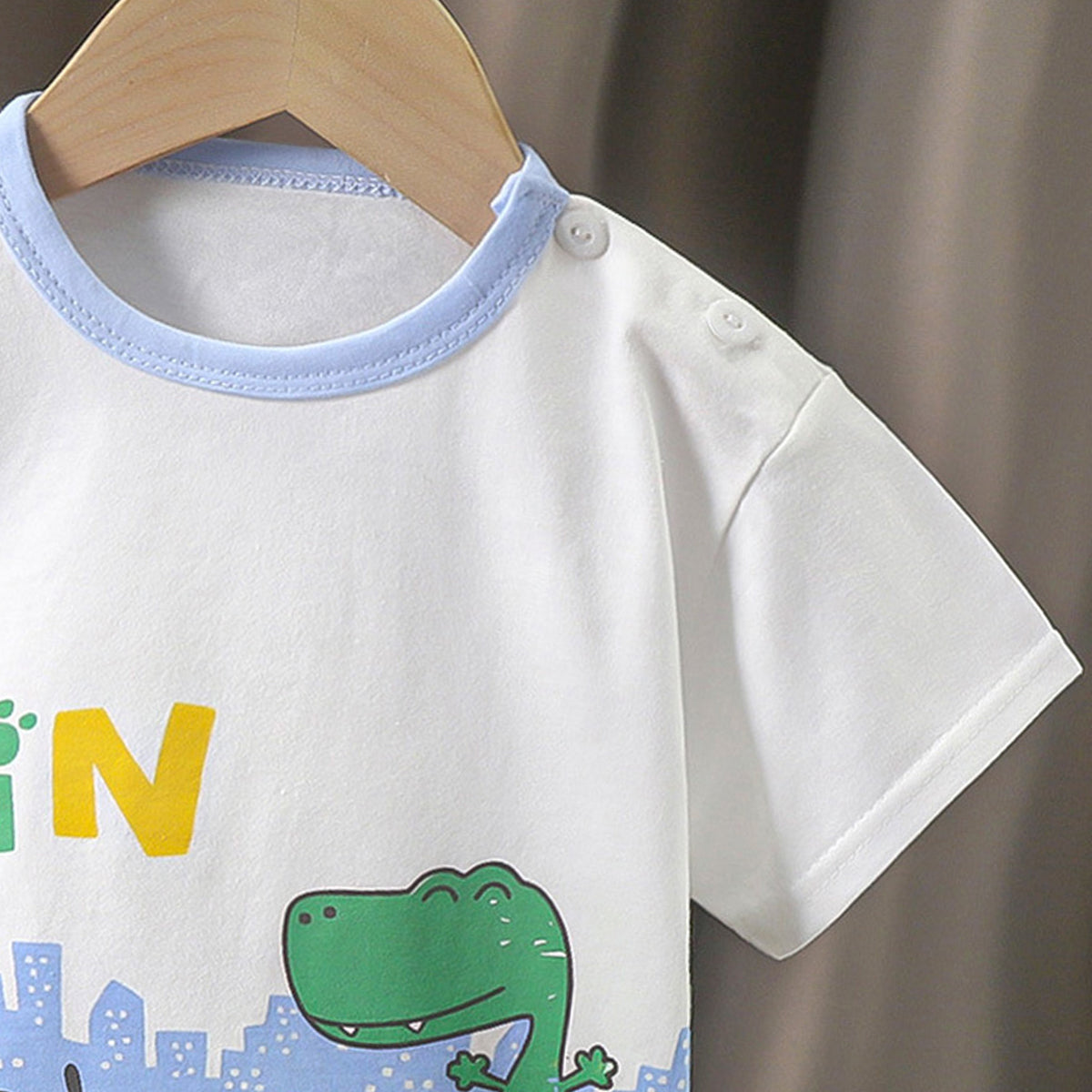 Boys Graphic Printed Round Neck Cotton T-shirt