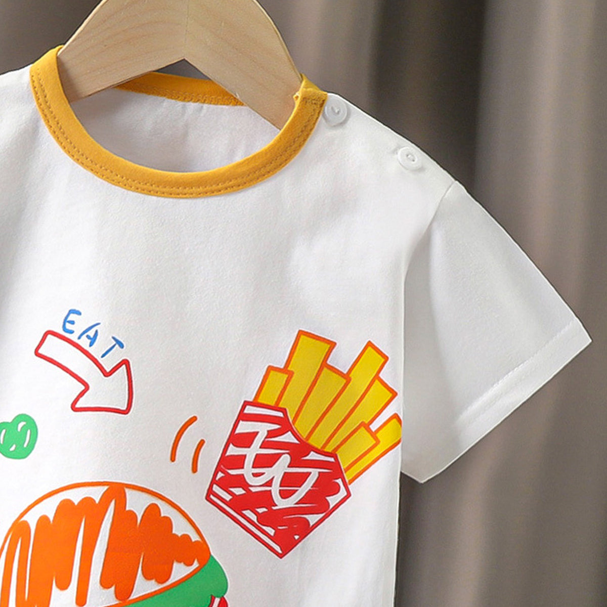 Boys Graphic Printed Round Neck Cotton T-shirt