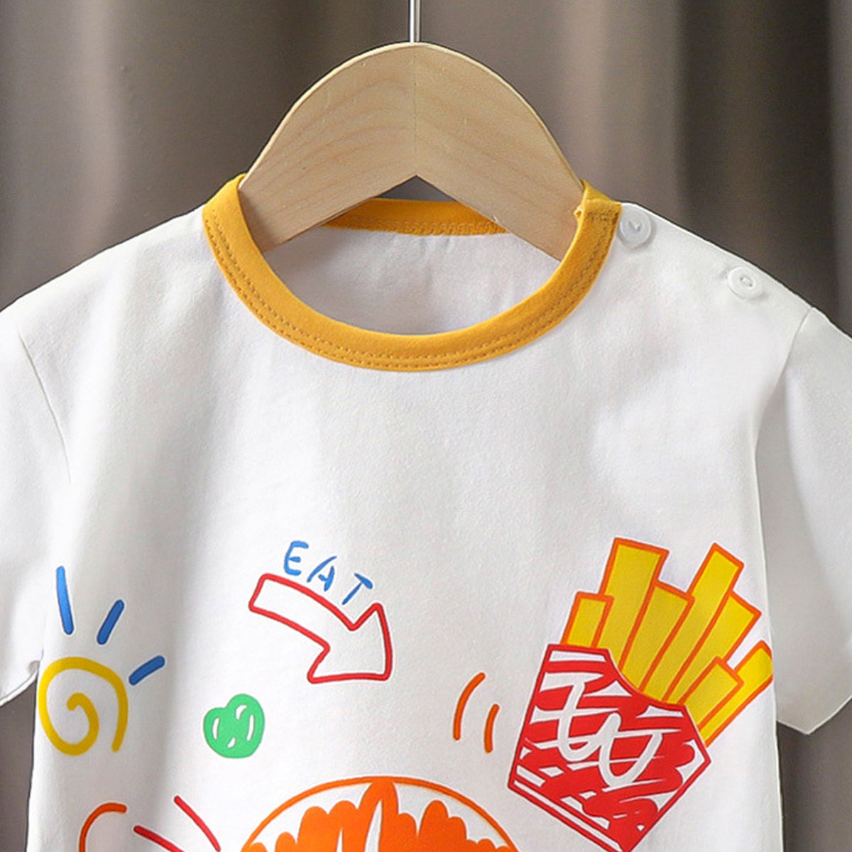 Boys Graphic Printed Round Neck Cotton T-shirt
