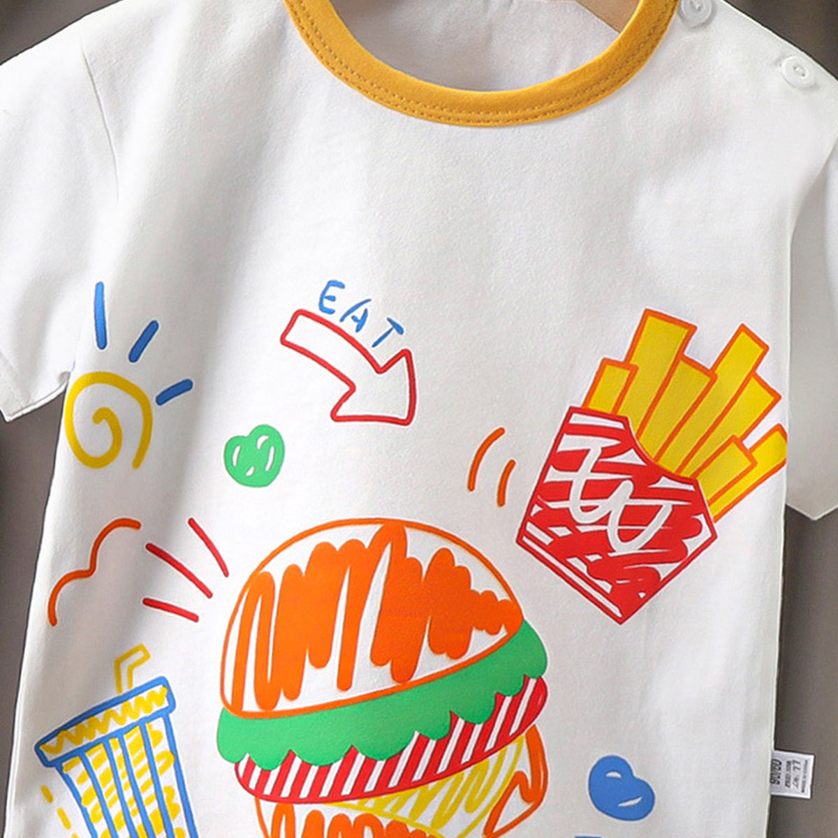 Boys Graphic Printed Round Neck Cotton T-shirt