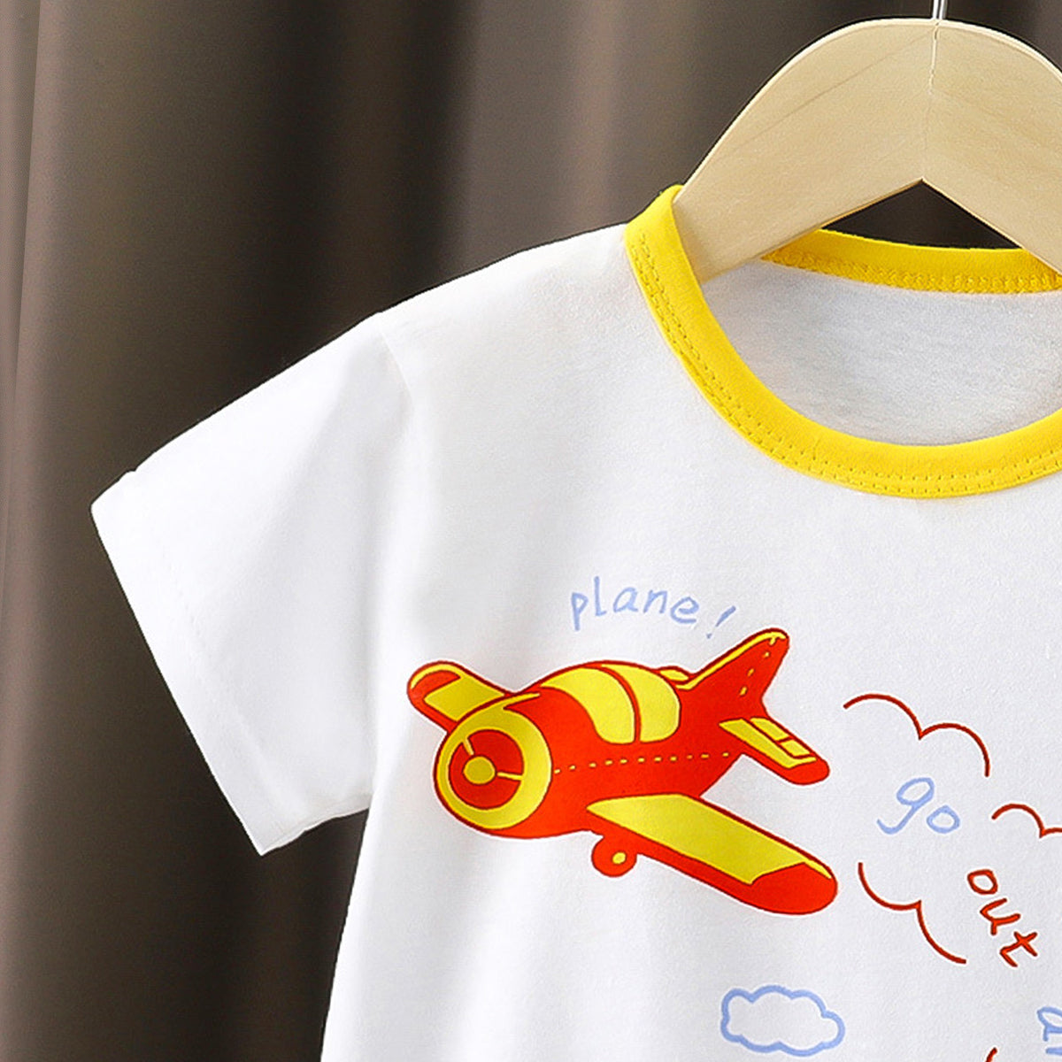 Boys Graphic Printed Round Neck Cotton T-shirt