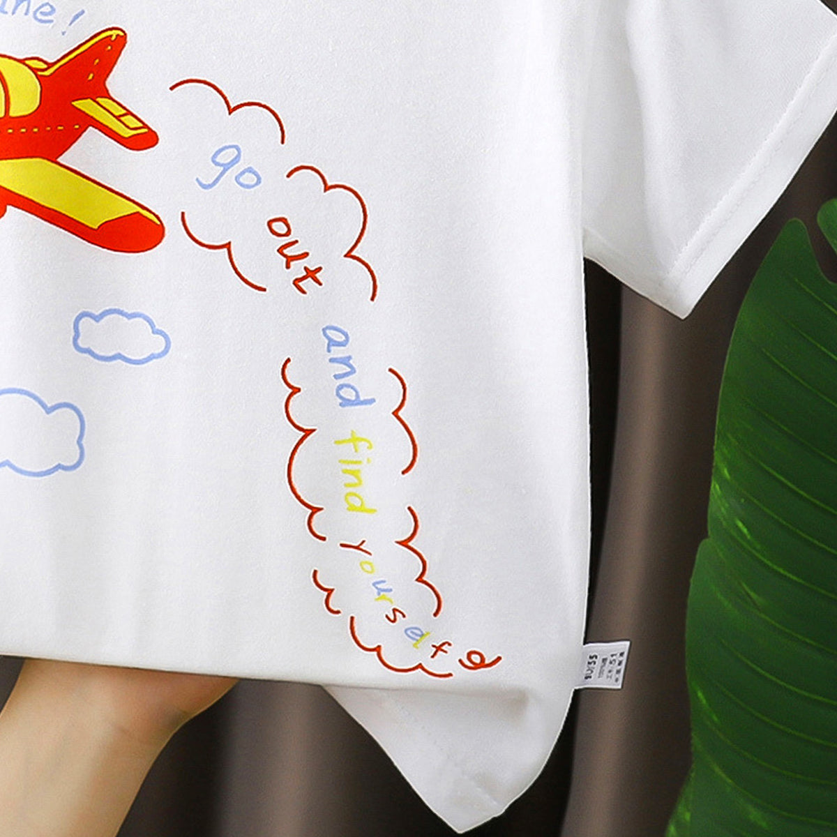 Boys Graphic Printed Round Neck Cotton T-shirt