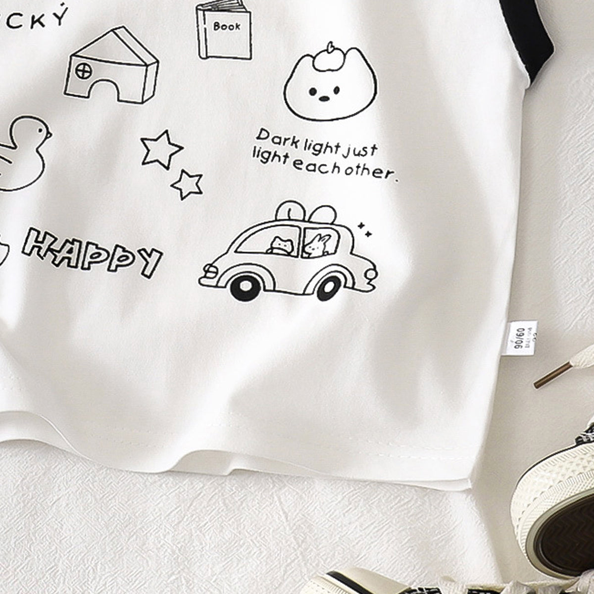 Boys Graphic Printed Round Neck Cotton T-shirt