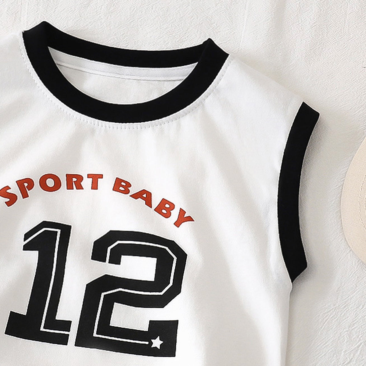 Boys Typography Printed Sleeveless Cotton Regular Fit T-shirt