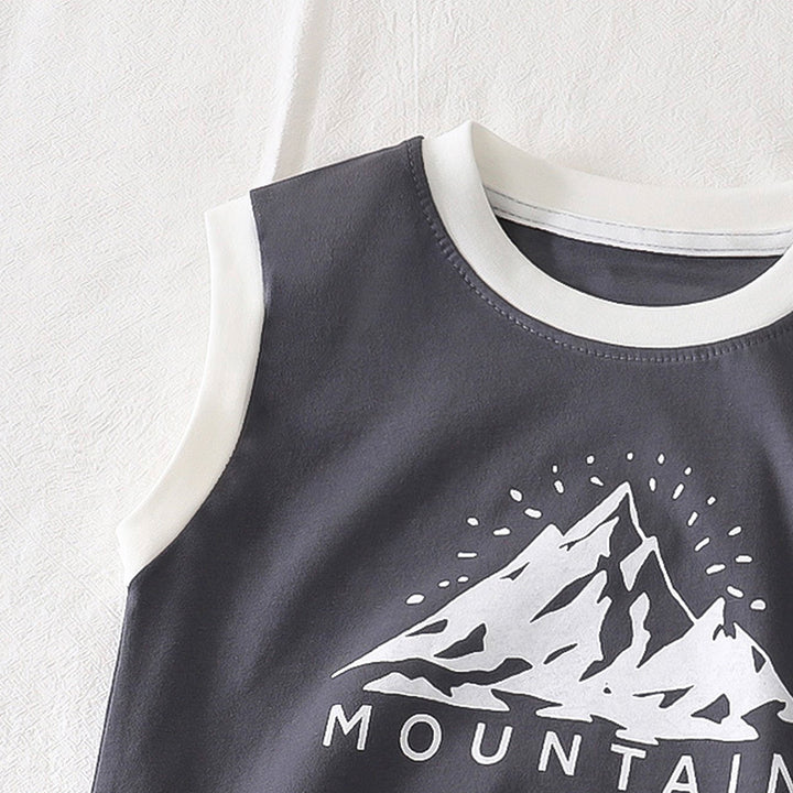 Boys Graphic Printed Round Neck Cotton T-shirt