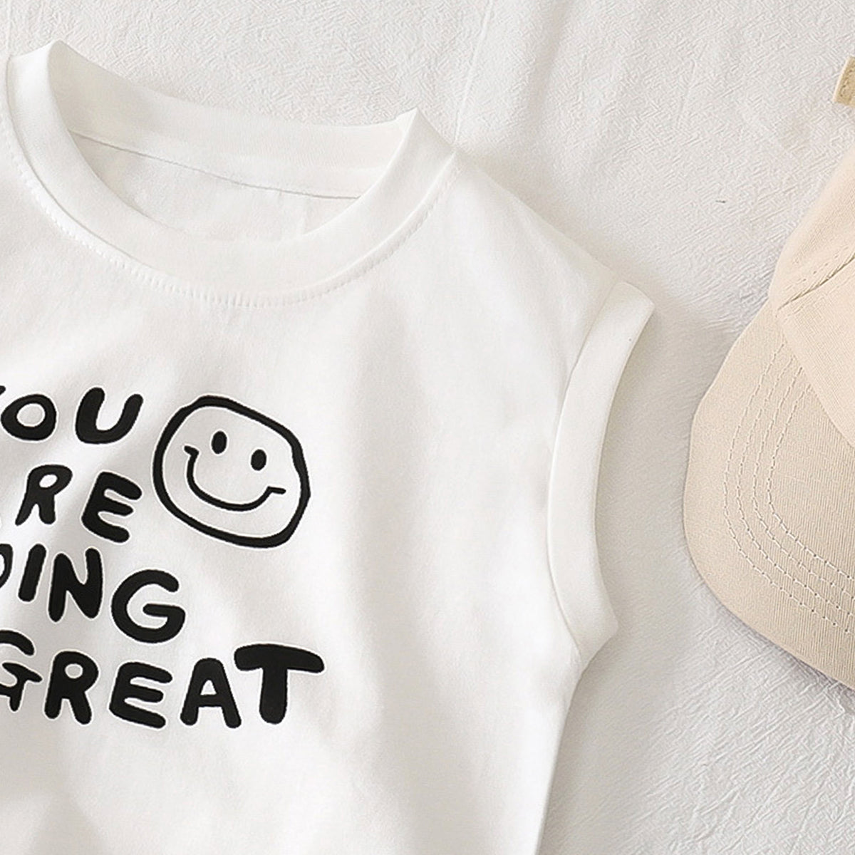 Boys Typography Printed Round Neck Cotton T-shirt