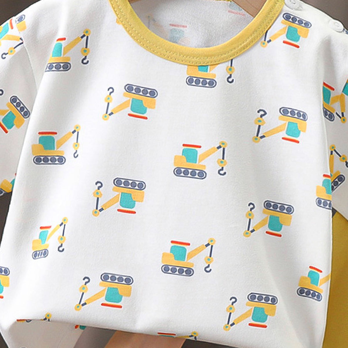 Boys Printed Short Sleeves Pure Cotton T-shirt With Shorts