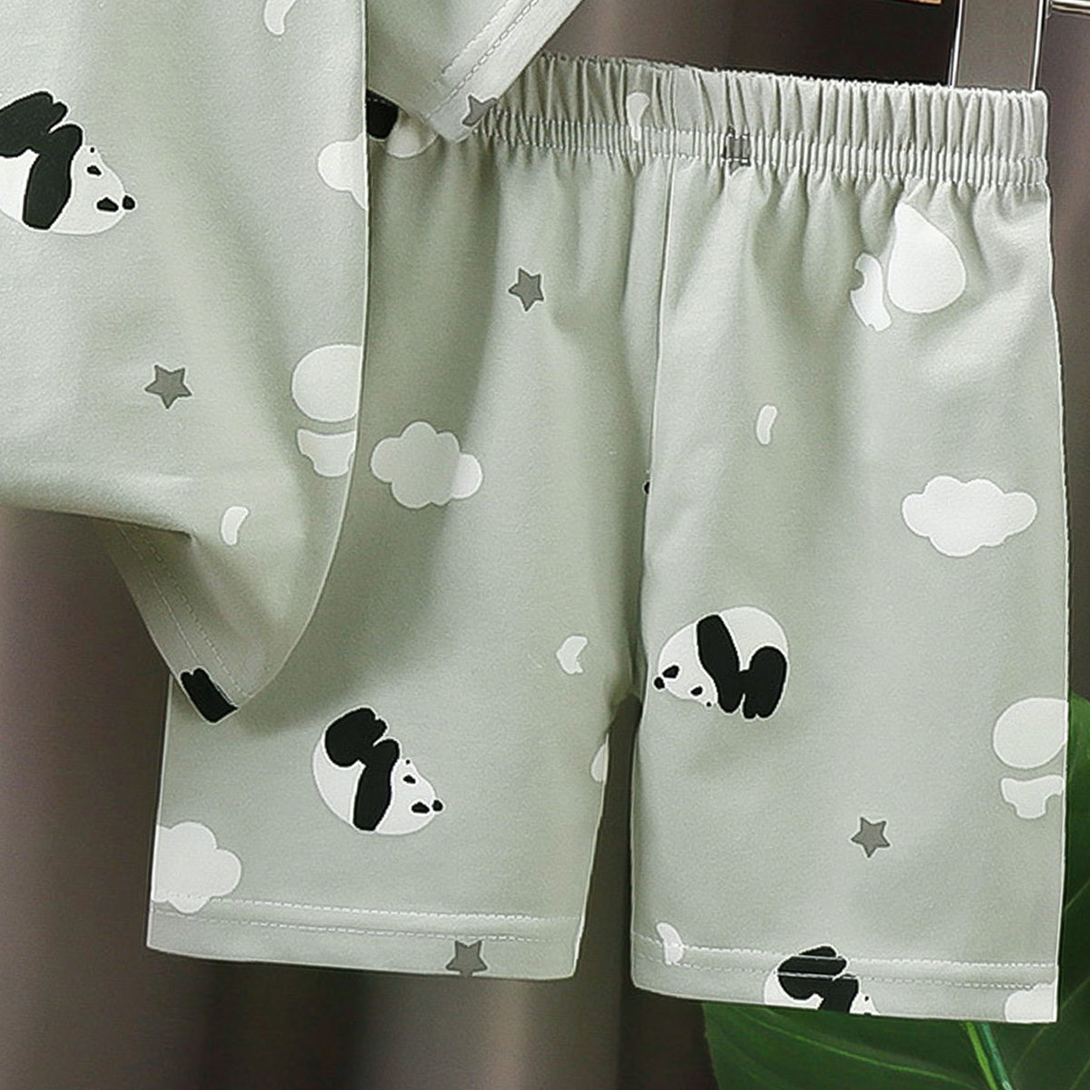 Boys Printed Short Sleeves Pure Cotton T-shirt With Shorts