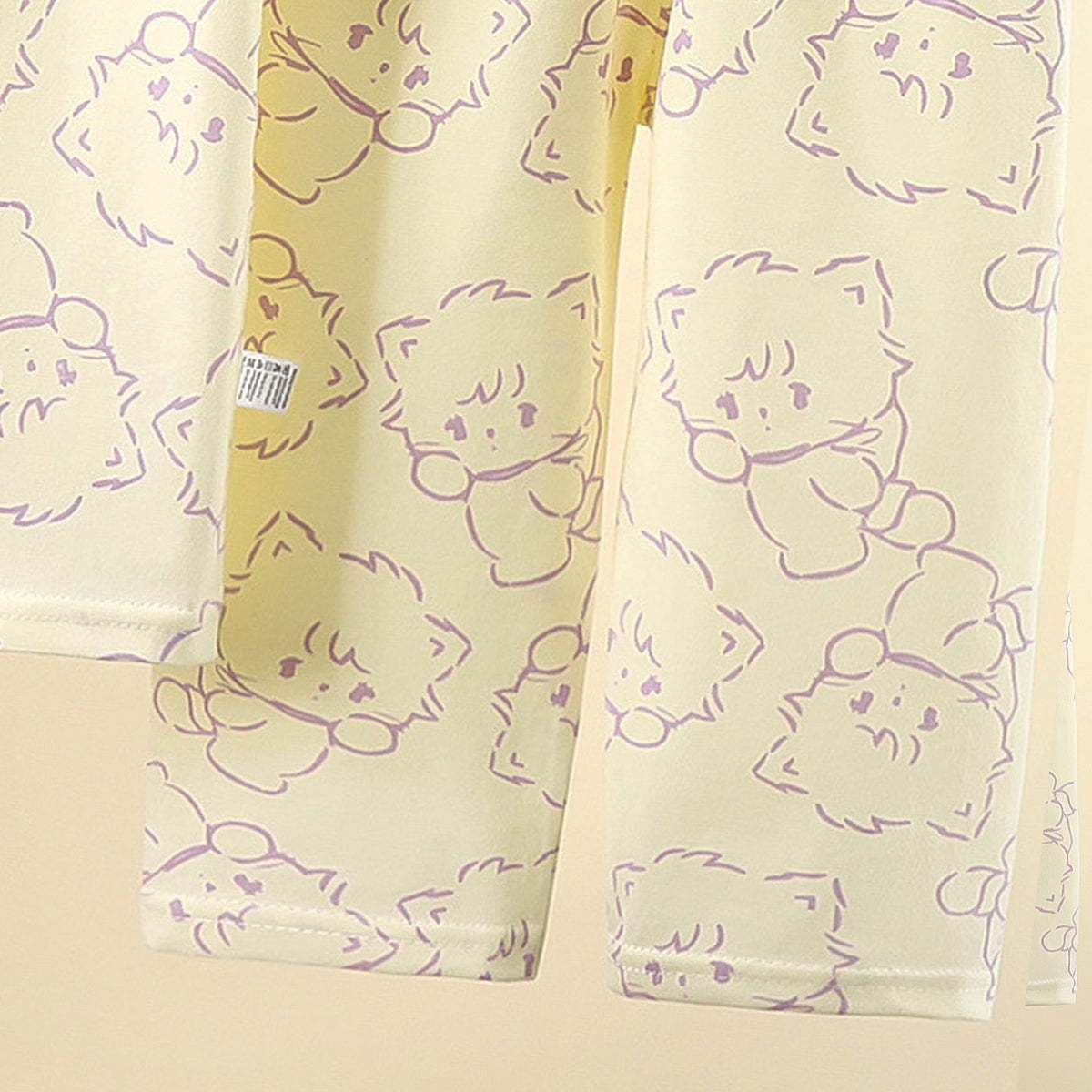 Girls Printed Short Sleeves T-shirt With Trousers