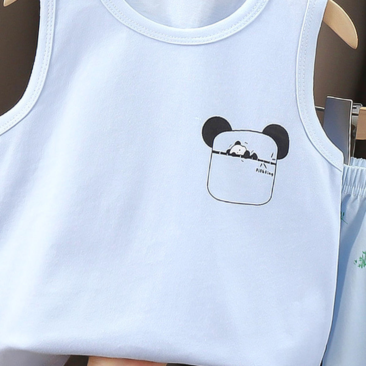 Boys Printed Pure Cotton T-shirt With Shorts
