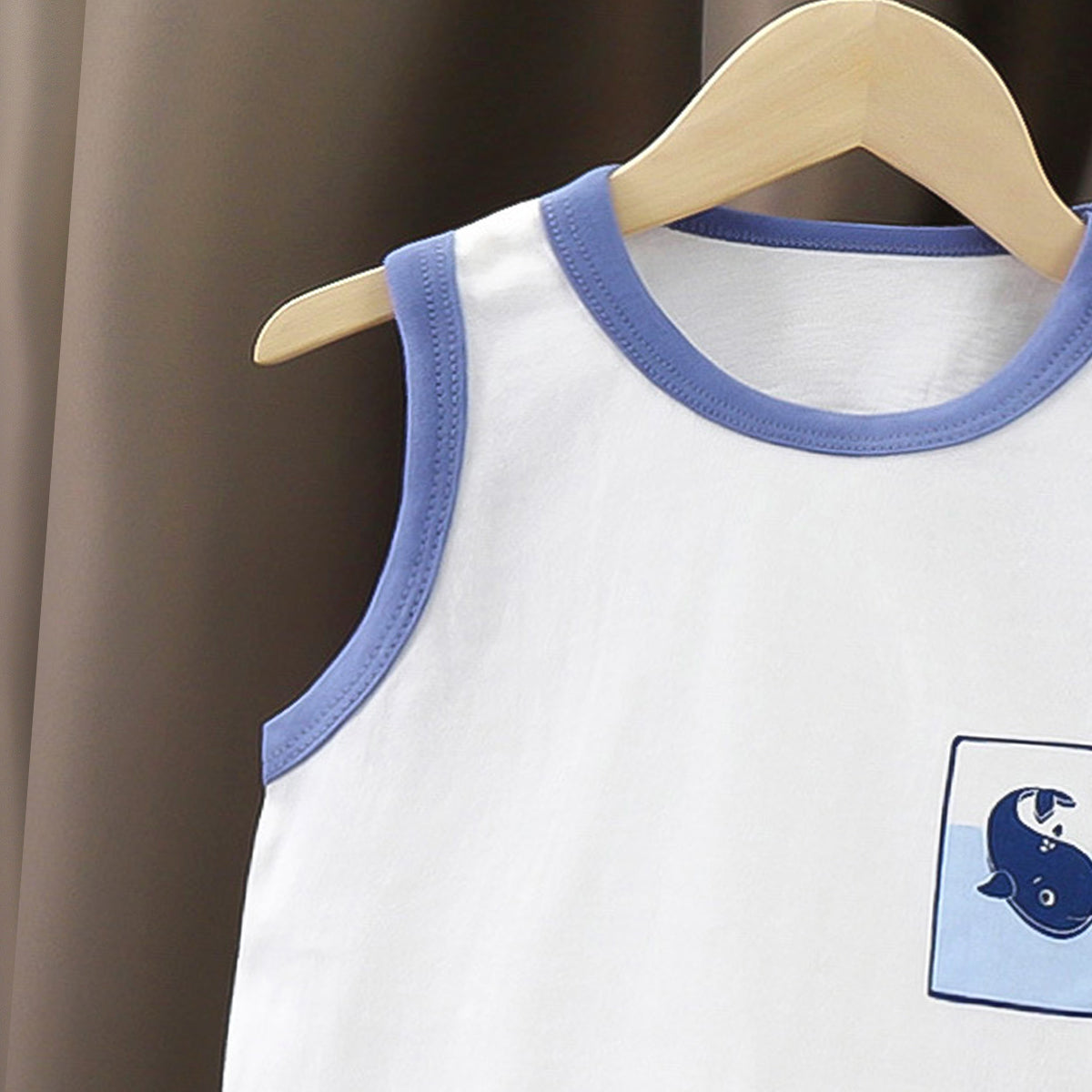 Boys Printed Pure Cotton T-shirt With Shorts