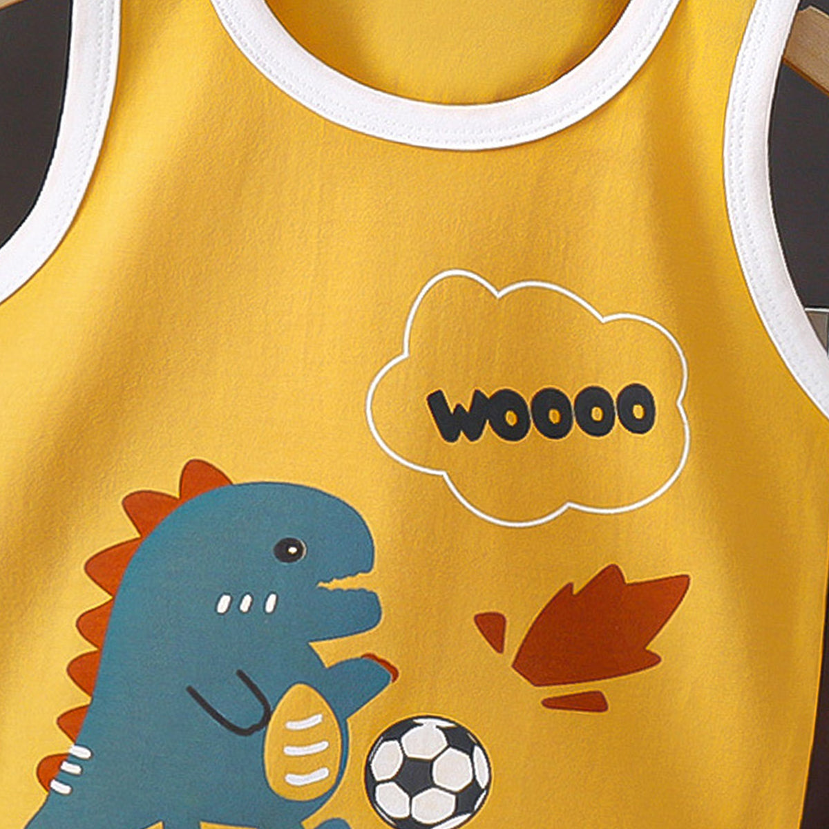 Boys Printed Short Sleeves Pure Cotton T-shirt With Shorts