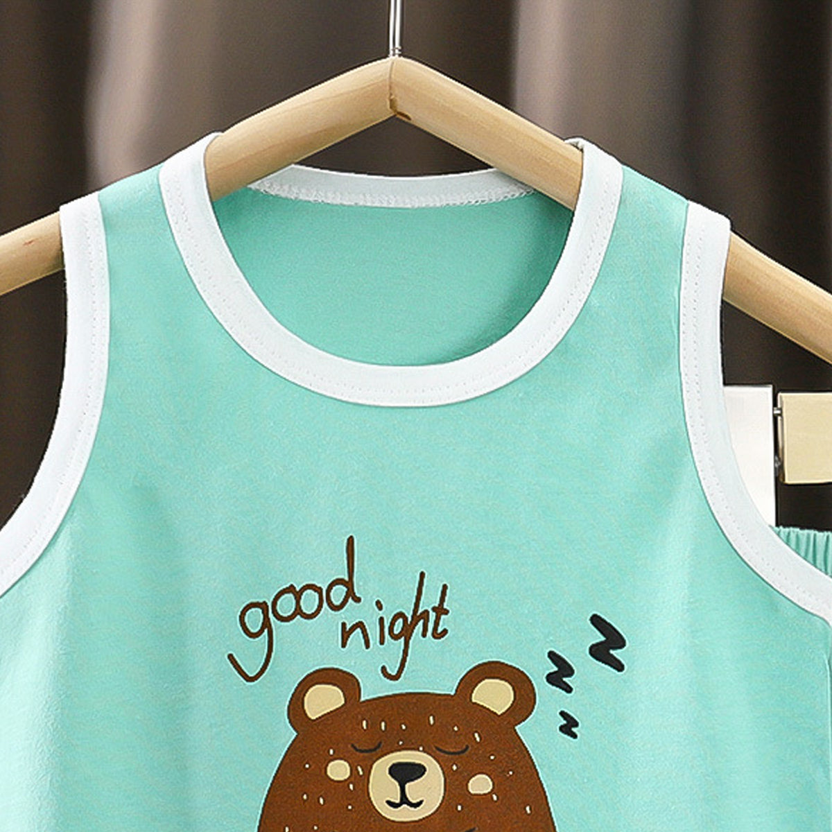Boys Printed Pure Cotton T-shirt With Shorts