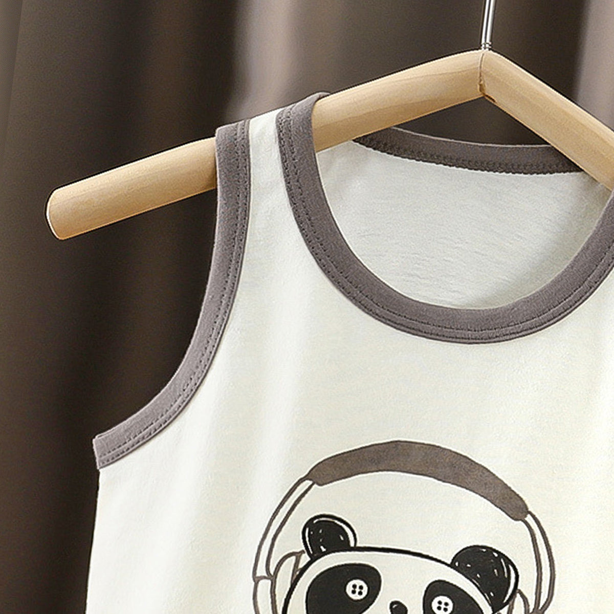 Boys Printed Round Neck Pure Cotton T-shirt With Shorts