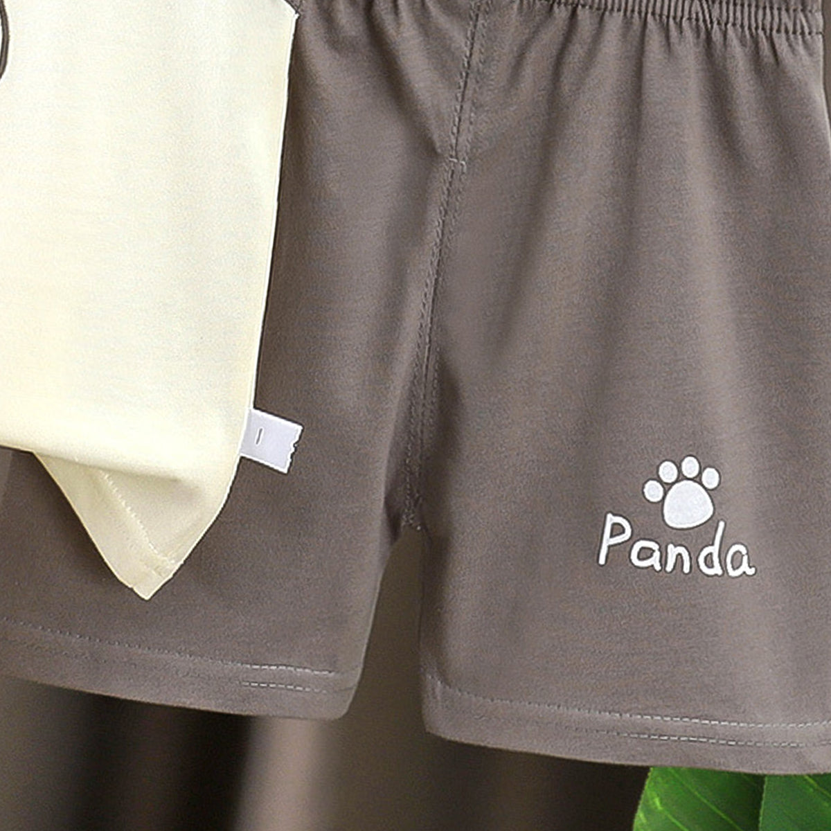Boys Printed Round Neck Pure Cotton T-shirt With Shorts