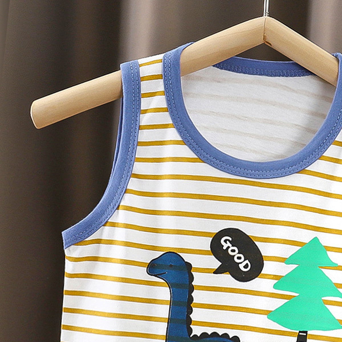 Boys Printed Pure Cotton T-shirt With Shorts