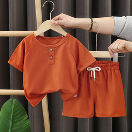 Boys Short Sleeves T-shirt With Shorts