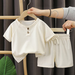 Boys Short Sleeves T-shirt With Shorts