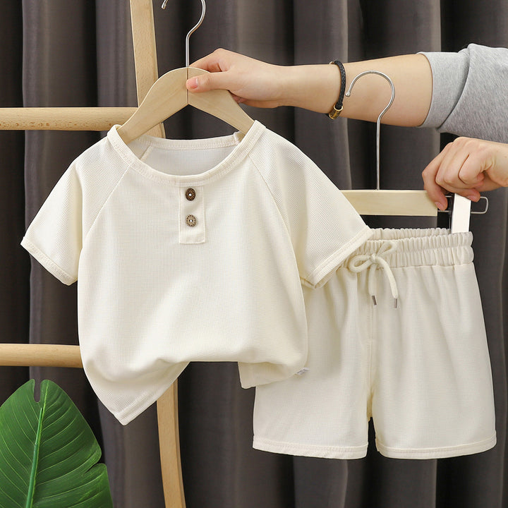 Boys Short Sleeves T-shirt With Shorts