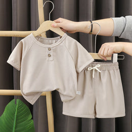 Boys Short Sleeves T-shirt With Shorts