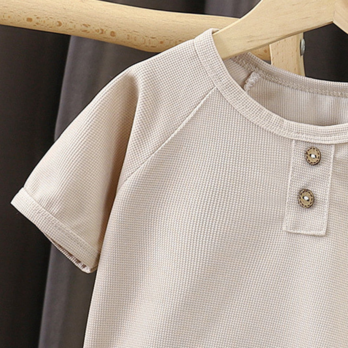 Boys Short Sleeves T-shirt With Shorts