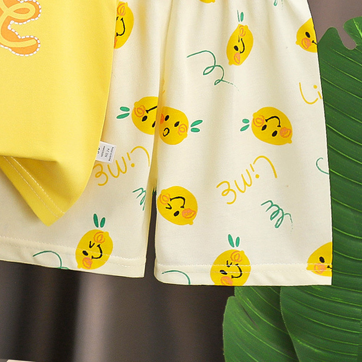 Girls Printed Pure Cotton T-shirt With Shorts