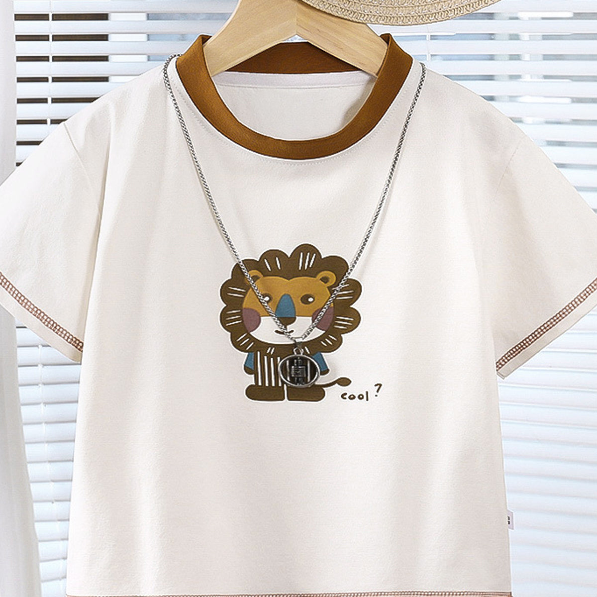 Boys Printed Short Sleeves T-shirt With Shorts