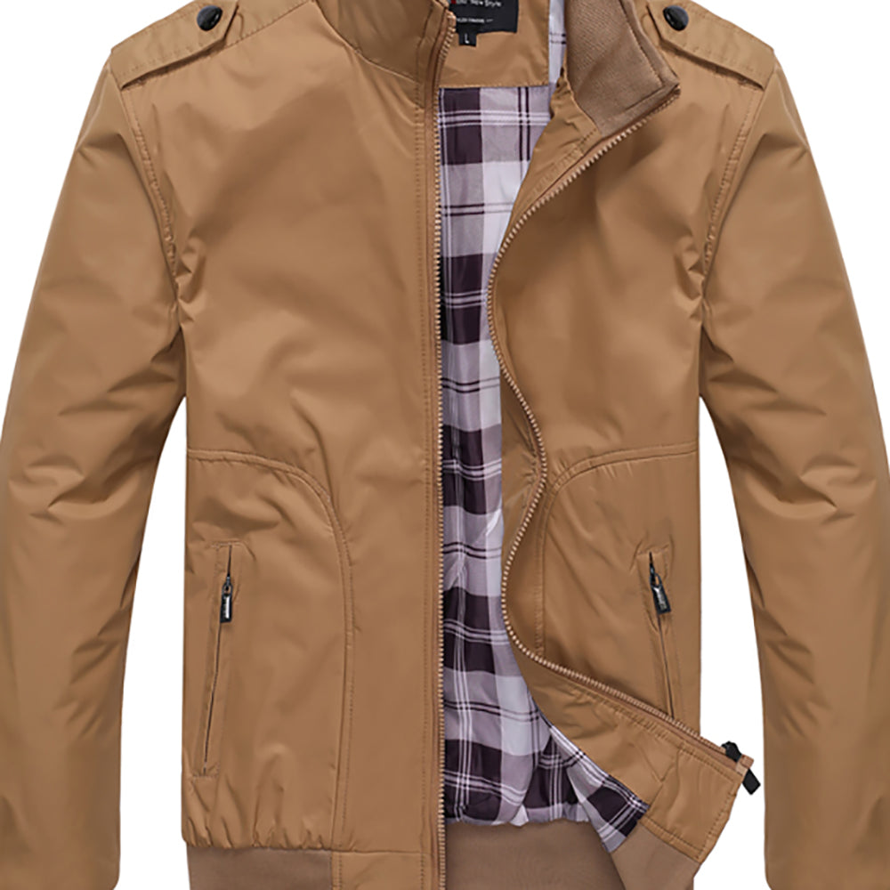 Padded Jacket with Shoulder Tabs