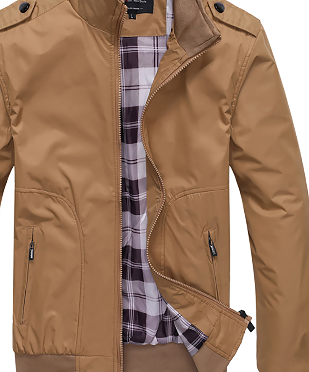 Padded Jacket with Shoulder Tabs