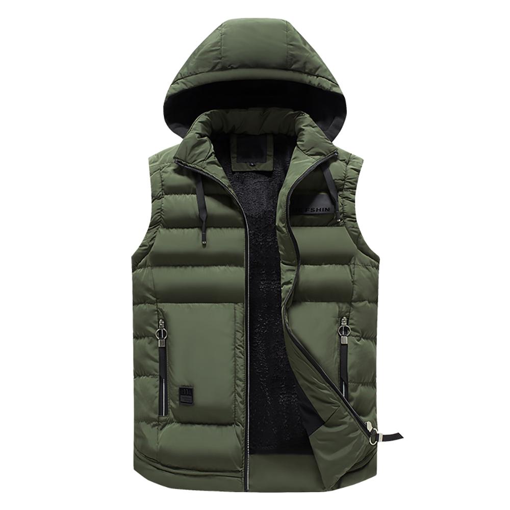 Men Hooded Gilet Puffer Jacket