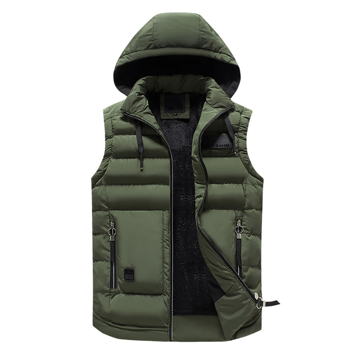 Men Hooded Gilet Puffer Jacket