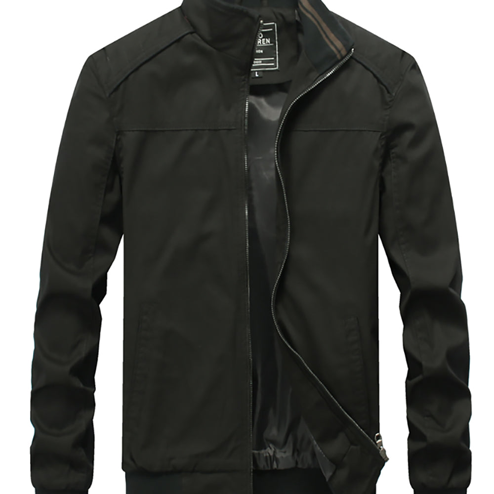 Men No Open Front Jacket
