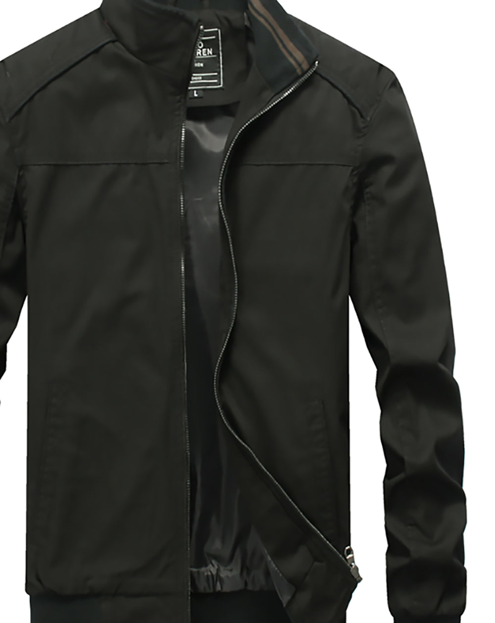 Men No Open Front Jacket