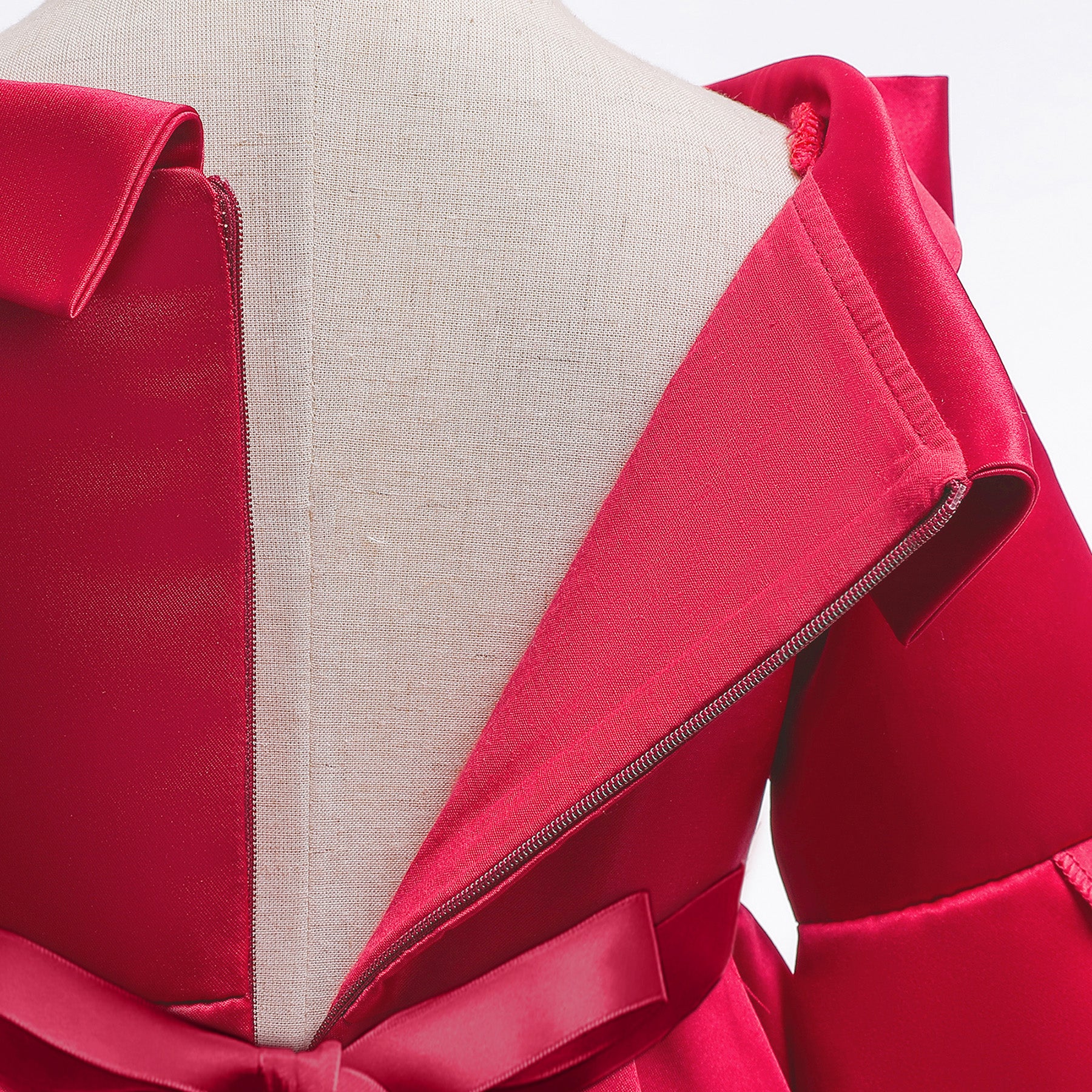 Red Applique Fit & Flare Dress