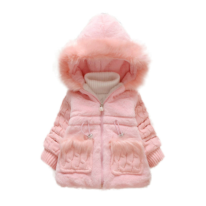 Infant Girls Hooded Overcoat
