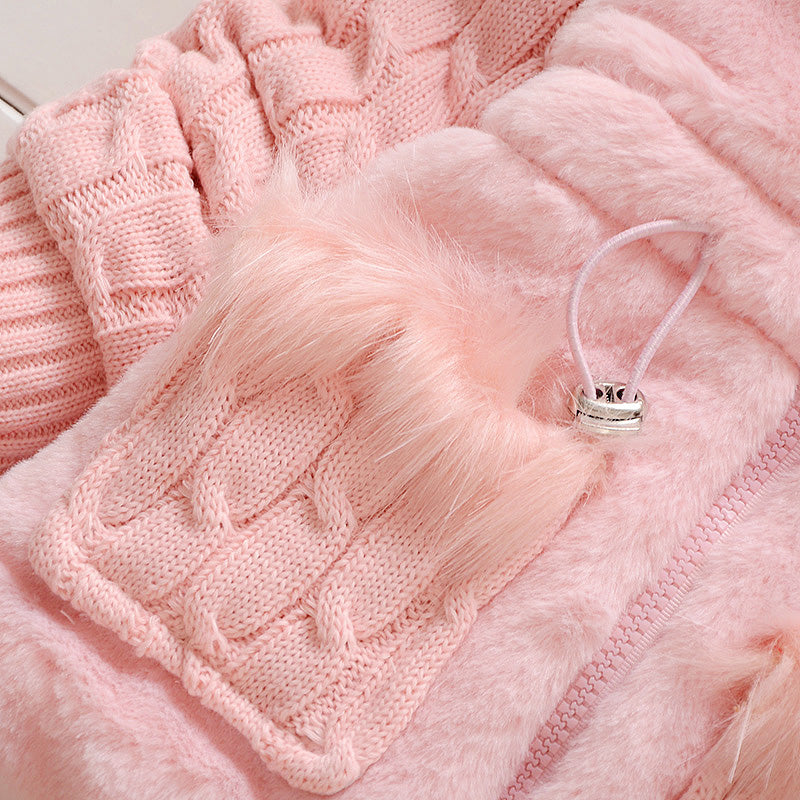Infant Girls Hooded Overcoat