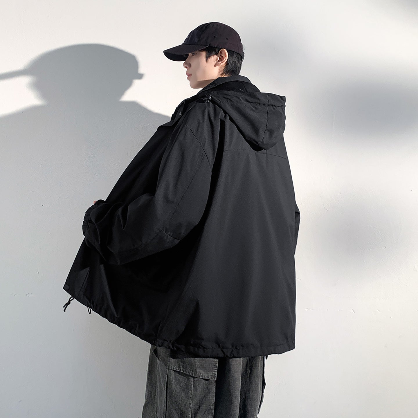 Men Open Front Jacket