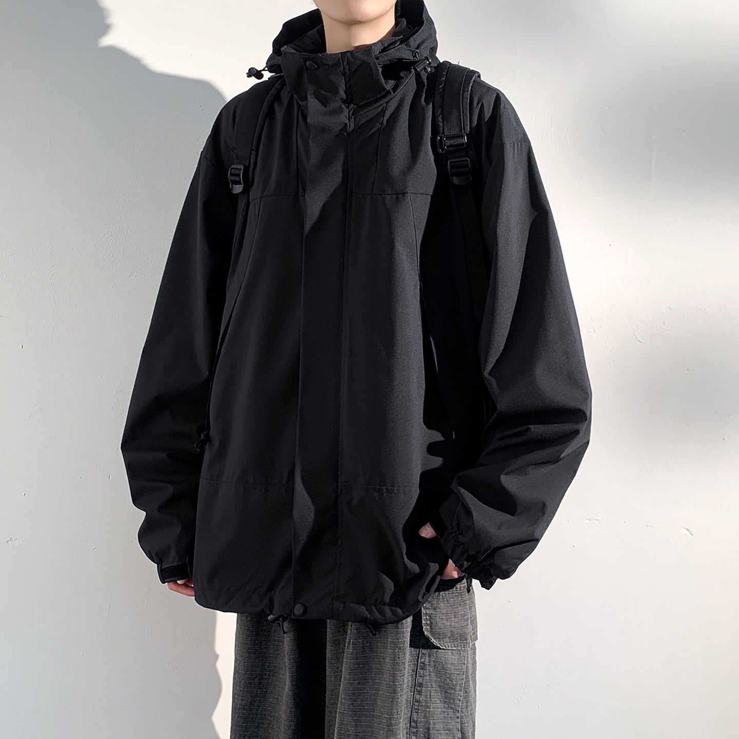 Men Open Front Jacket