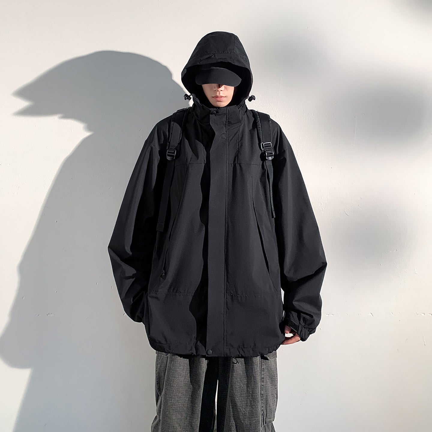 Men Open Front Jacket