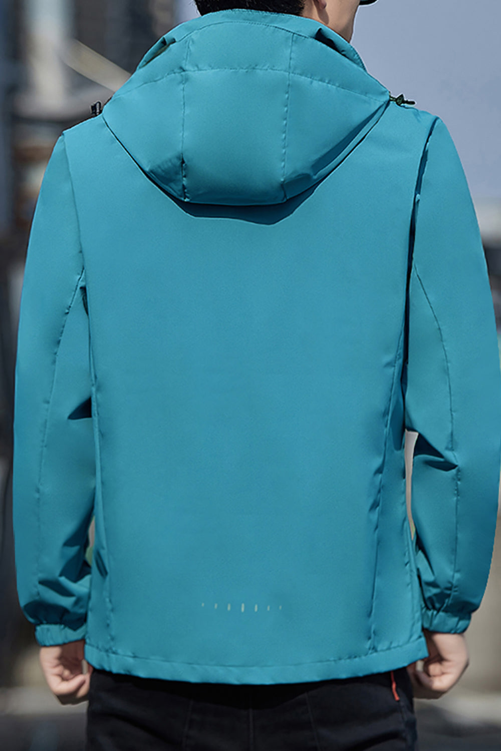 Men Hooded Bomber Jacket