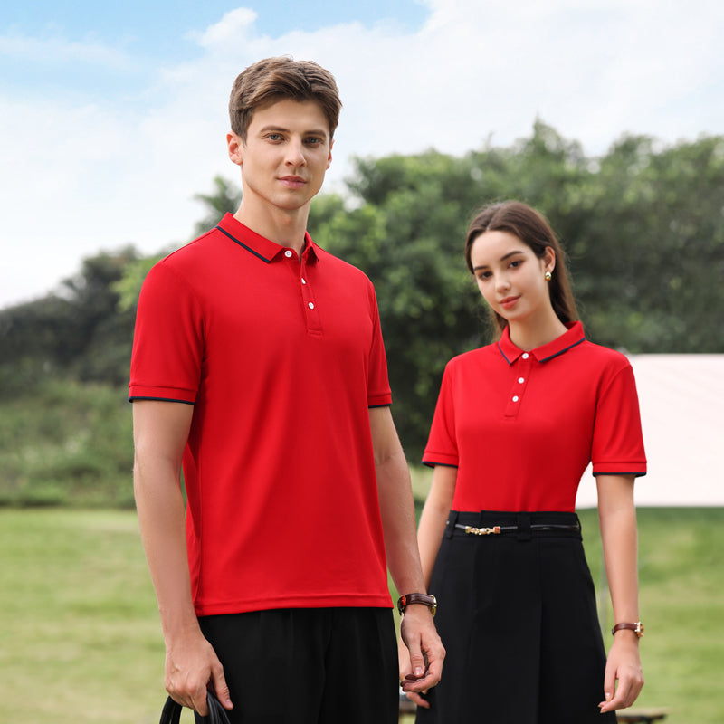 Men Solid Polo Collar T-shirt