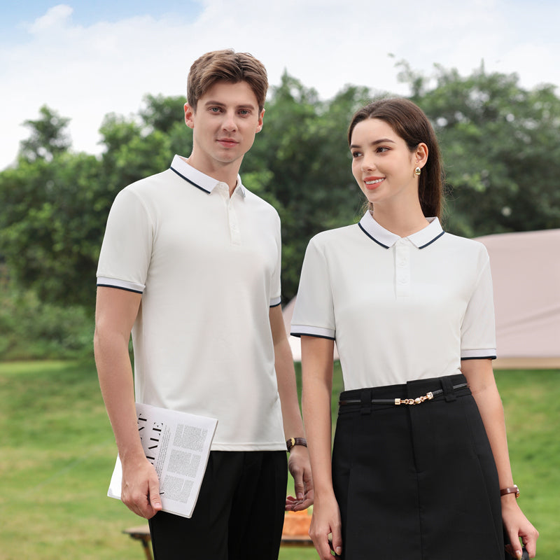 Men Solid Polo Collar T-shirt