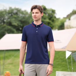 Polo Collar Short Sleeves T-shirt